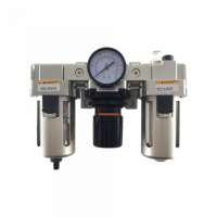 SMC type AC4000-04 1/2 Inch port size FRL Maintenance units Air Filter + pressure regulator + oil Lubricator