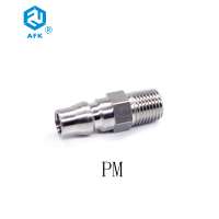 AFK Stainless Steel 304 PM Series Male  Air  Coupling Fitting/Quick Connect Pipe Fittings