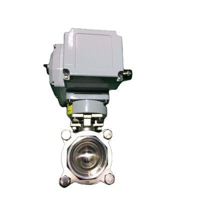 Industry electric actuator ss316 water ball valve for gas system