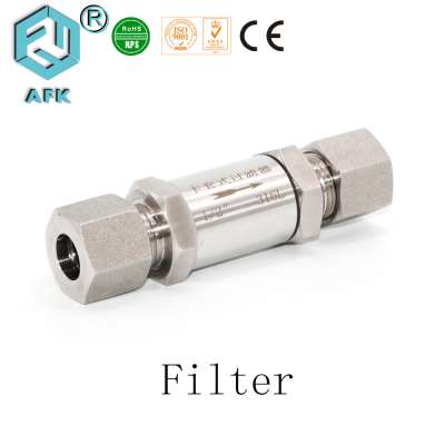 Laboratory High Pressure Stainless Steel In-Line Gas Filter