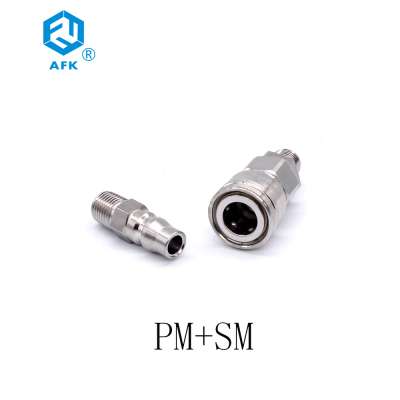 304 Stainless Steel Hydraulic Quick Coupler Adapter Fitting