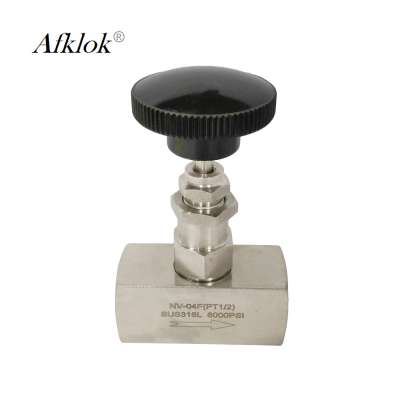 Aerosol control high pressure 3mm 12mm needle valve