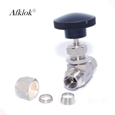 Stainless Steel 316 Ferrule Connect High Pressure Needle Valve Price